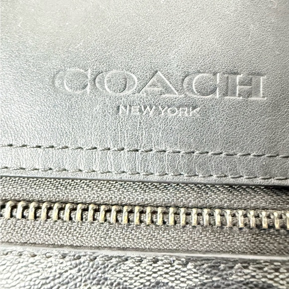 Coach Mens Crossbody Flight Bag Leather Black - Picture 4 of 11
